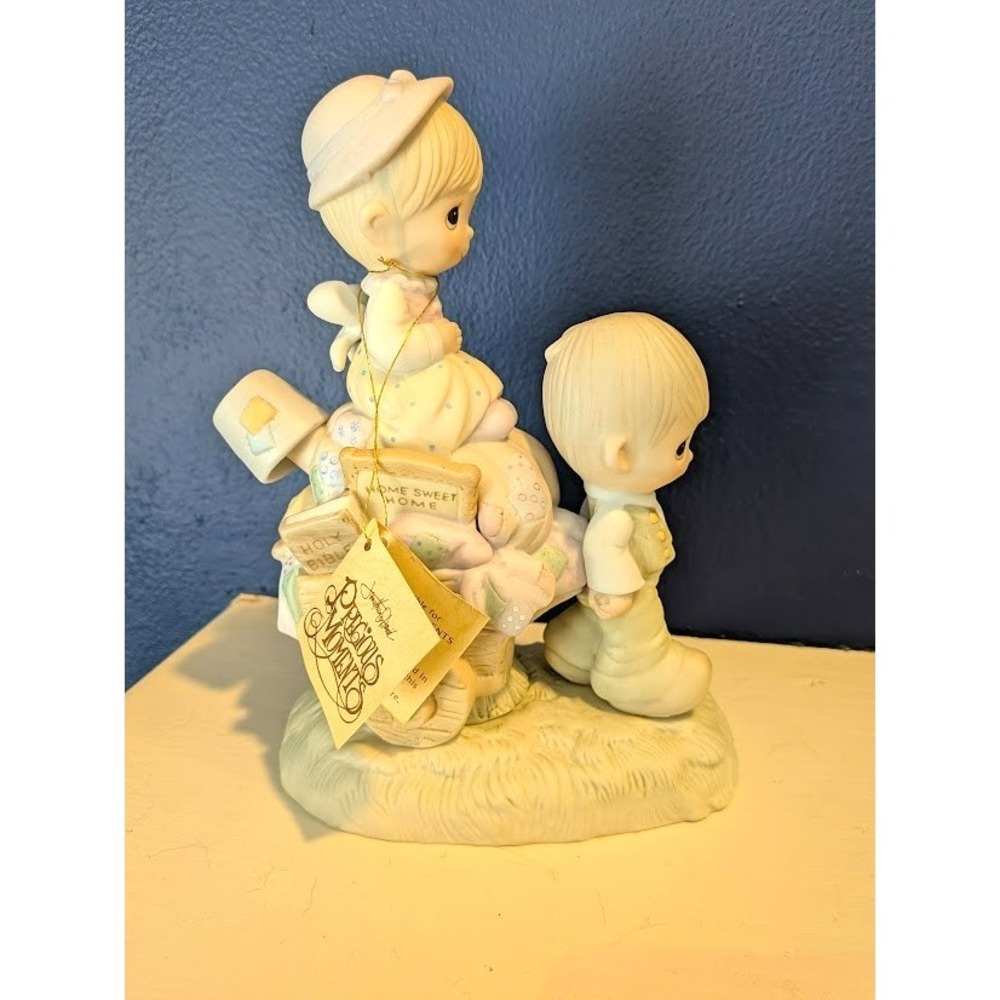 Vintage Precious Moments "Walking By Faith" Figurine E-3117 Jonathan David 1979 - Picture 4 of 5